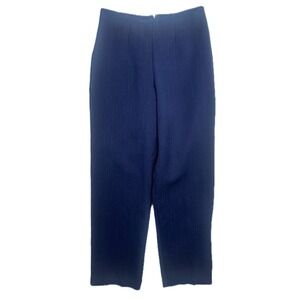 My Michelle Womens Navy Blue Pinstripe Dress Pants Size 9 10